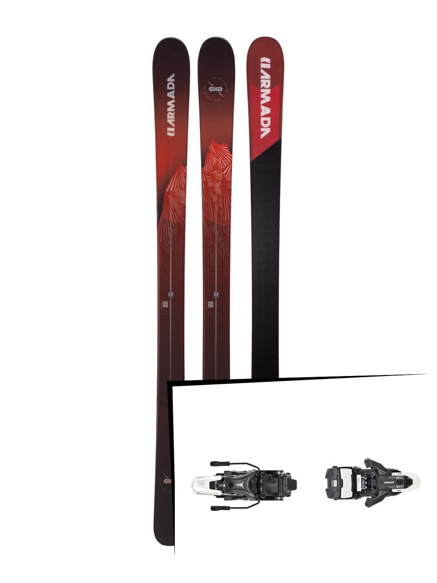 Set: Armada Invictus 95 2019 + Atomic Shift MNC 13 black/white - Bild 1