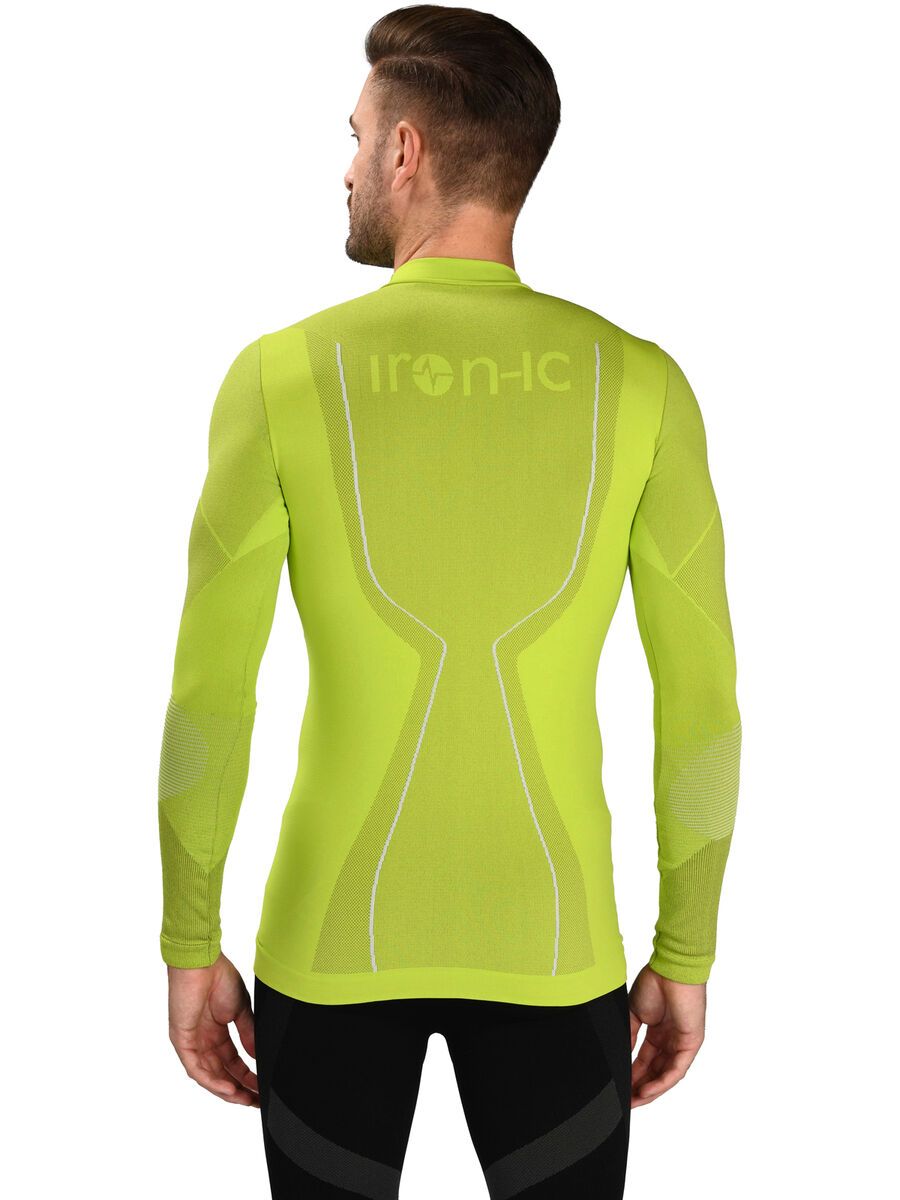 Iron-ic Long-Sleeve T-Shirt Performance 3DN - Man, lime - Bild 3