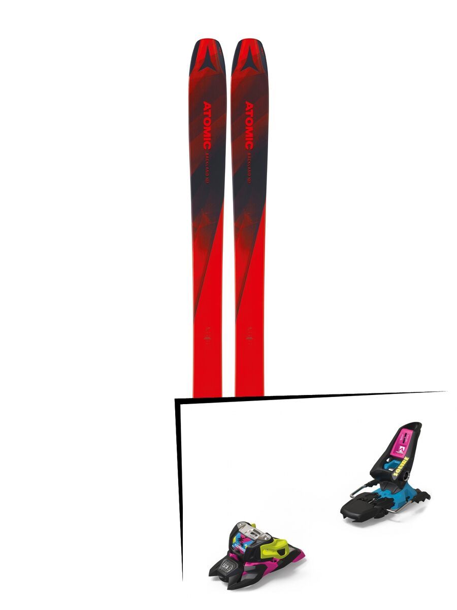 Set: Atomic Backland 107 2019 + Marker Squire 11 ID black/pink/blue - Bild 1