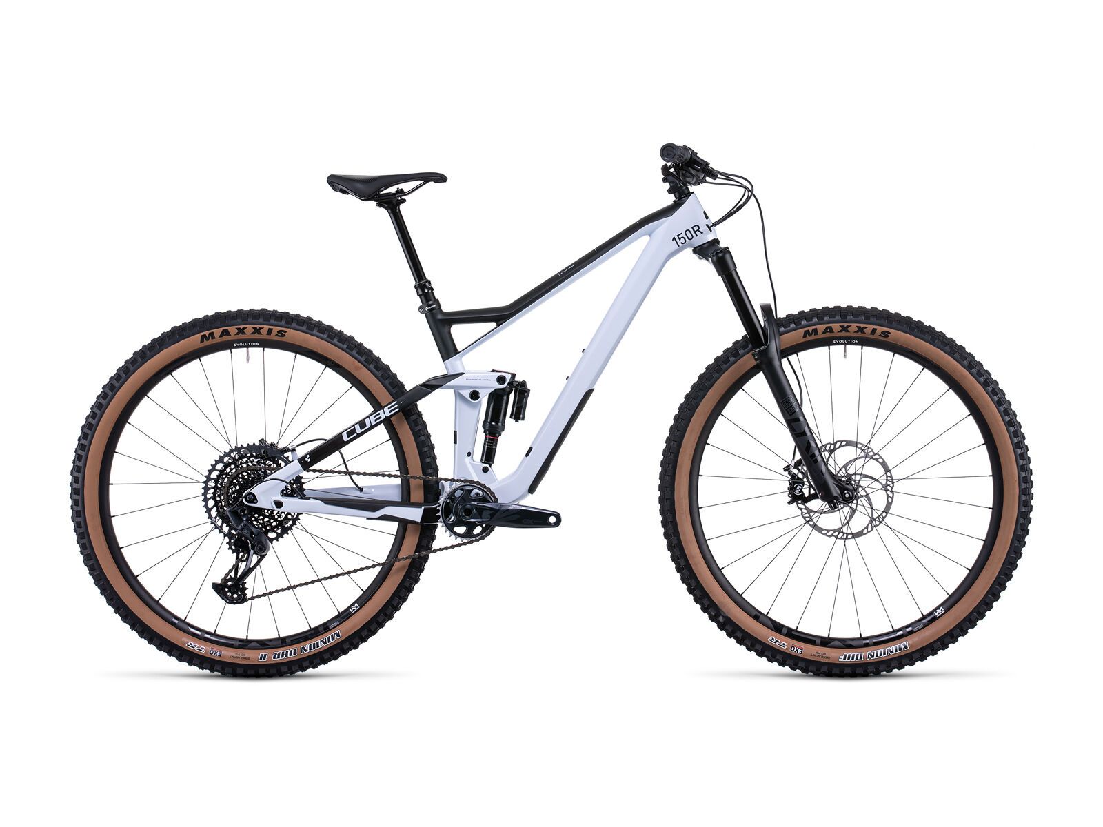 Cube Stereo 150 C:62 Race 29, flashwhite´n´carbon - Bild 1