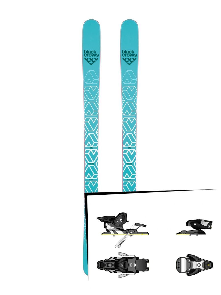 Set: Black Crows Captis Birdie 2019 + Salomon STH2 WTR 13 black/white - Bild 1