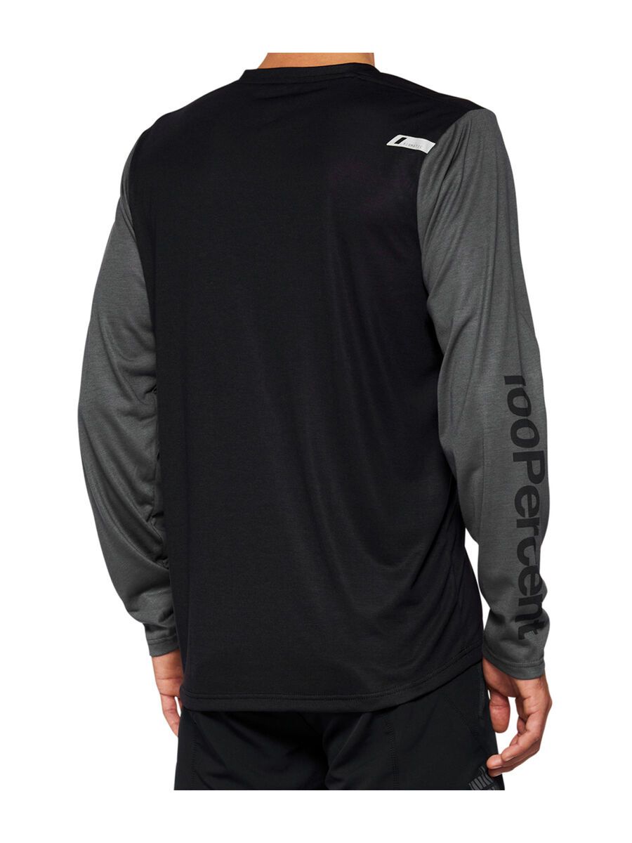 100% Airmatic Long Sleeve Jersey, black - Bild 2