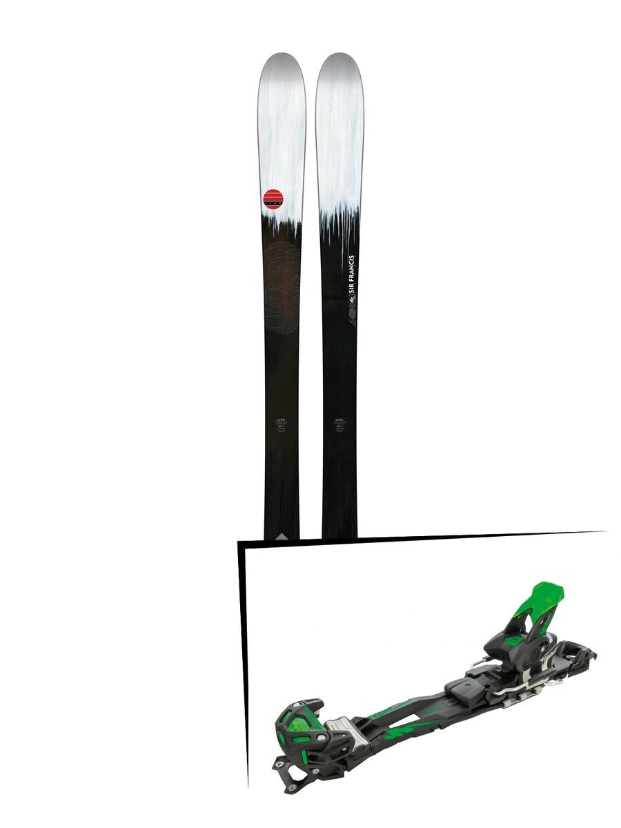 Set: Line Sir Francis Bacon 2018 + Tyrolia Adrenalin 16 solid black flash green - Bild 1