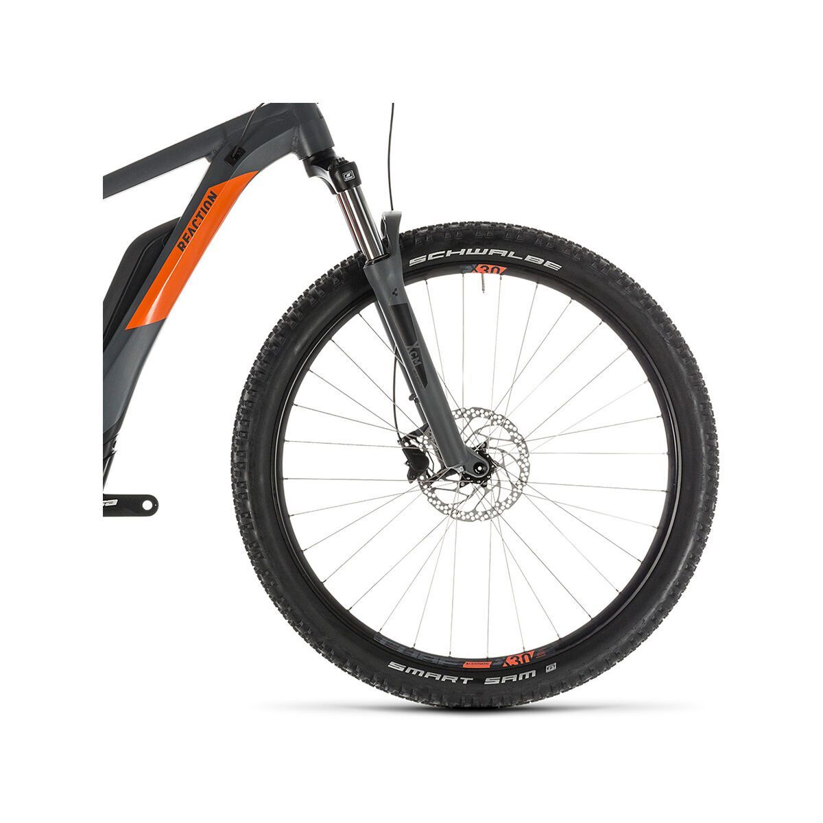 Cube Reaction Hybrid Pro 400 27.5, grey´n´orange - Bild 2