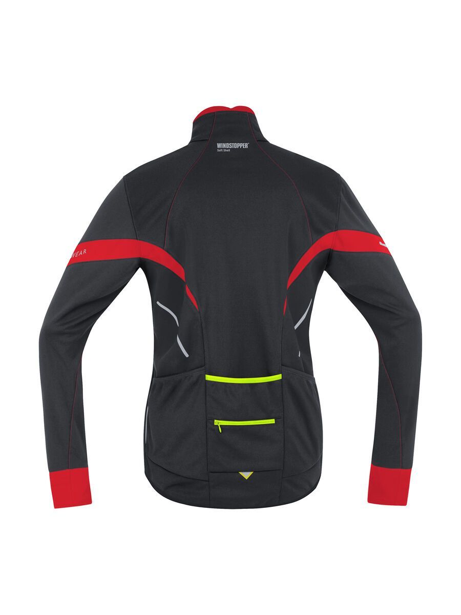 Gore Bike Wear Power 2.0 Windstopper SO Jacke, black red - Bild 2