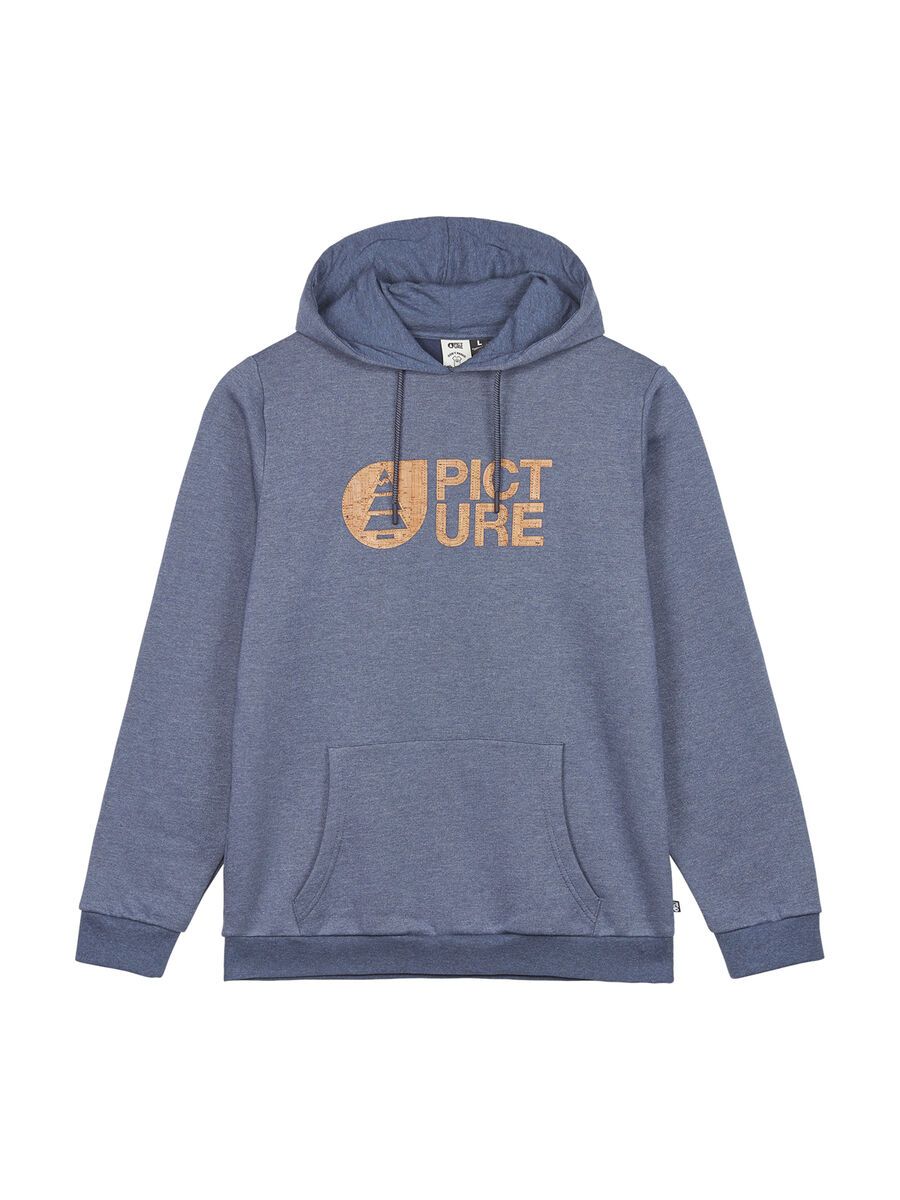 Picture Basement Cork Hoodie, dark blumelange - Bild 1
