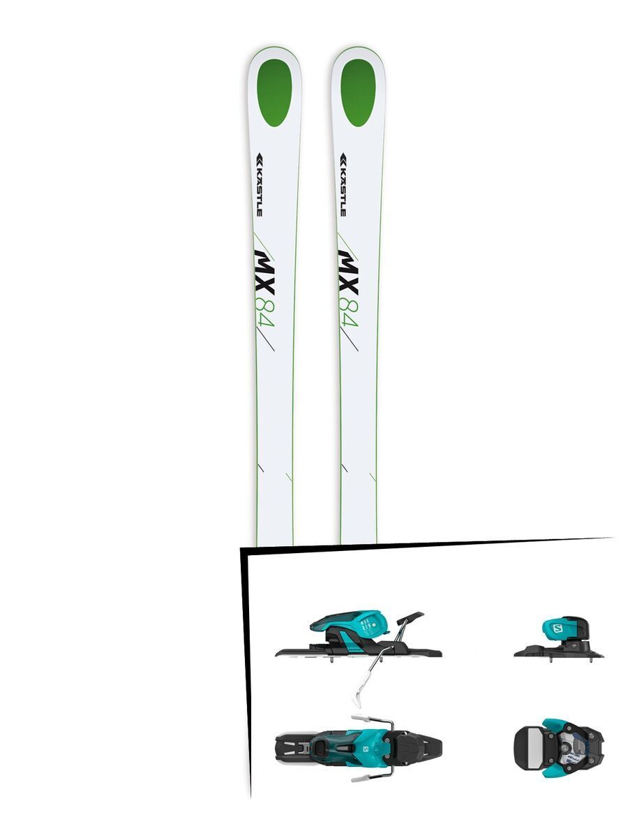Set: Kästle MX84 2018 + Salomon Warden 11 turquoise/black - Bild 1