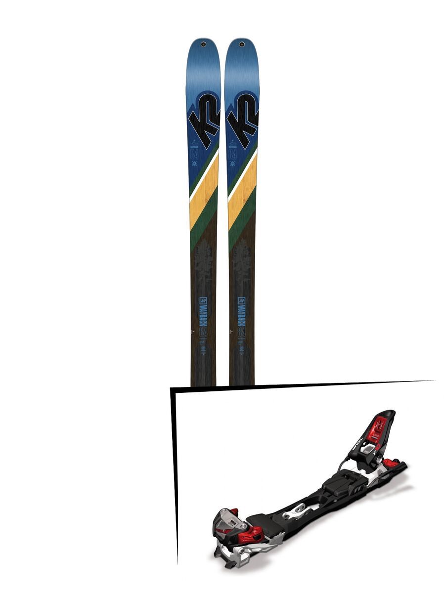 Set: K2 SKI Wayback 84 2019 + Marker F10 Tour black/white/red - Bild 1