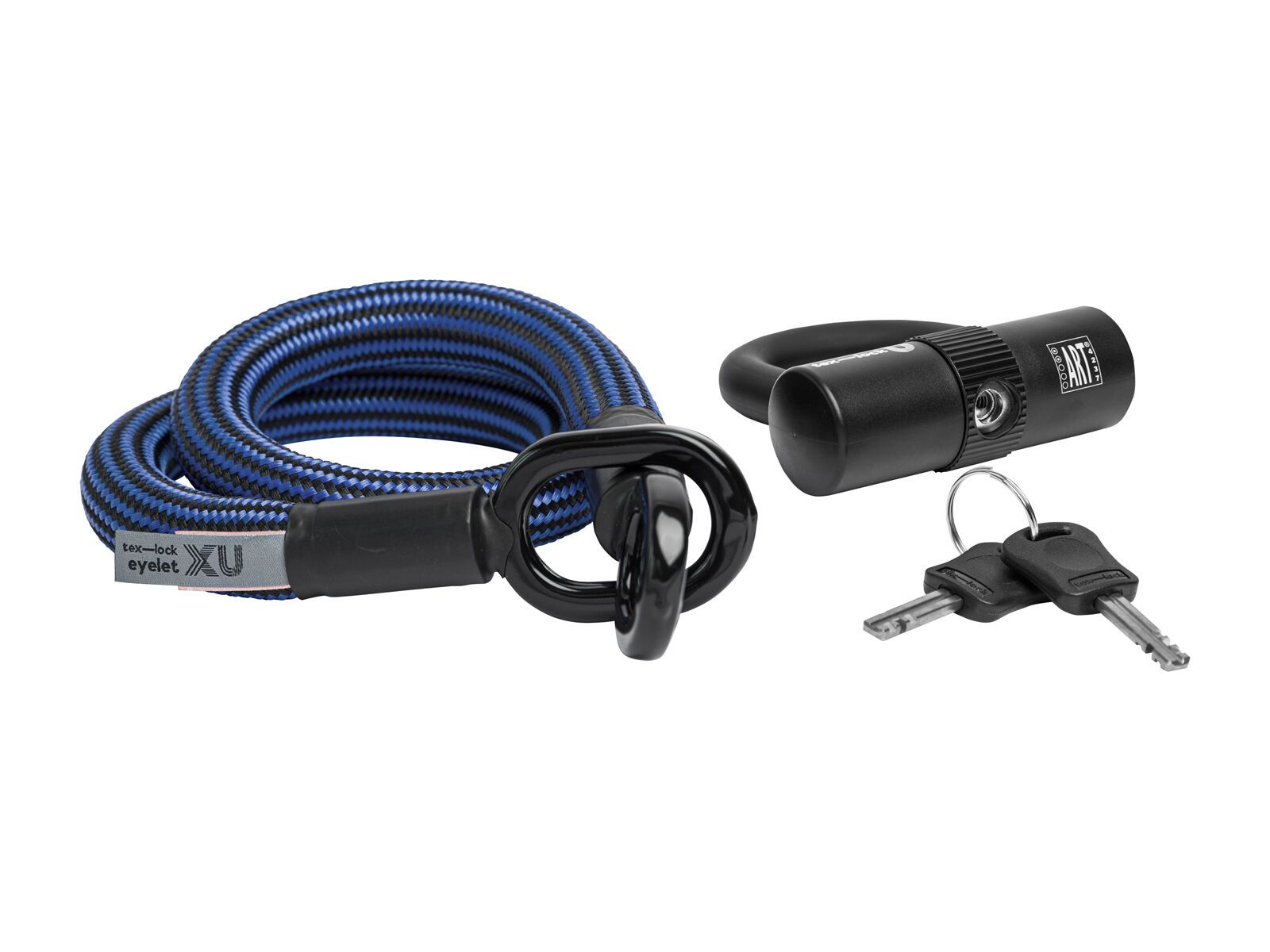 Tex-Lock Eyelet S 80 cm + U-Lock (Limited Edition 2021), cornflower blue - Bild 1