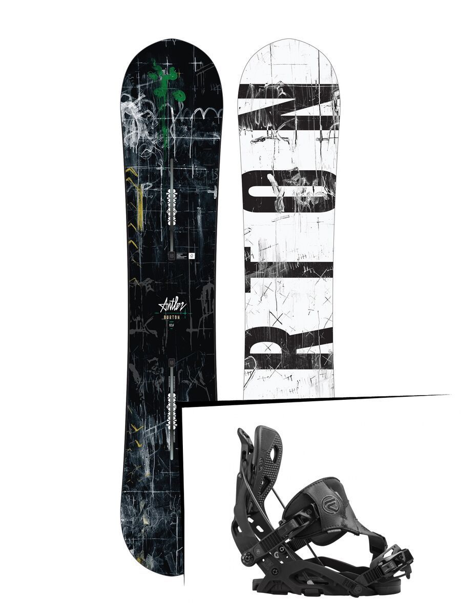 Set: Burton Antler 2017 + Flow Fuse Hybrid (1513148S) - Bild 1