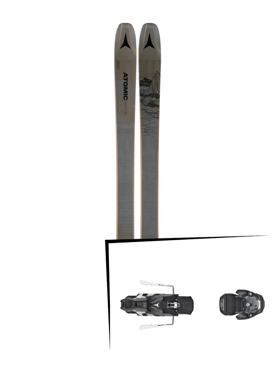 Set: Atomic Bent Chetler 100 2019 + Atomic Warden MNC 13 black/black - Bild 1
