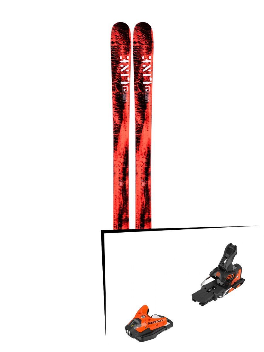 Set: Line Honey Badger 2019 + Salomon STH2 WTR 13 orange/black - Bild 1