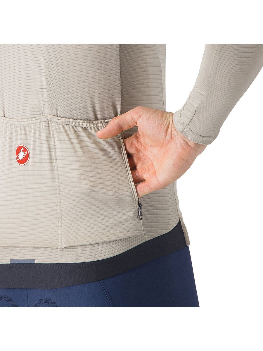 Castelli Espresso LS Jersey, clay/black - Bild 5