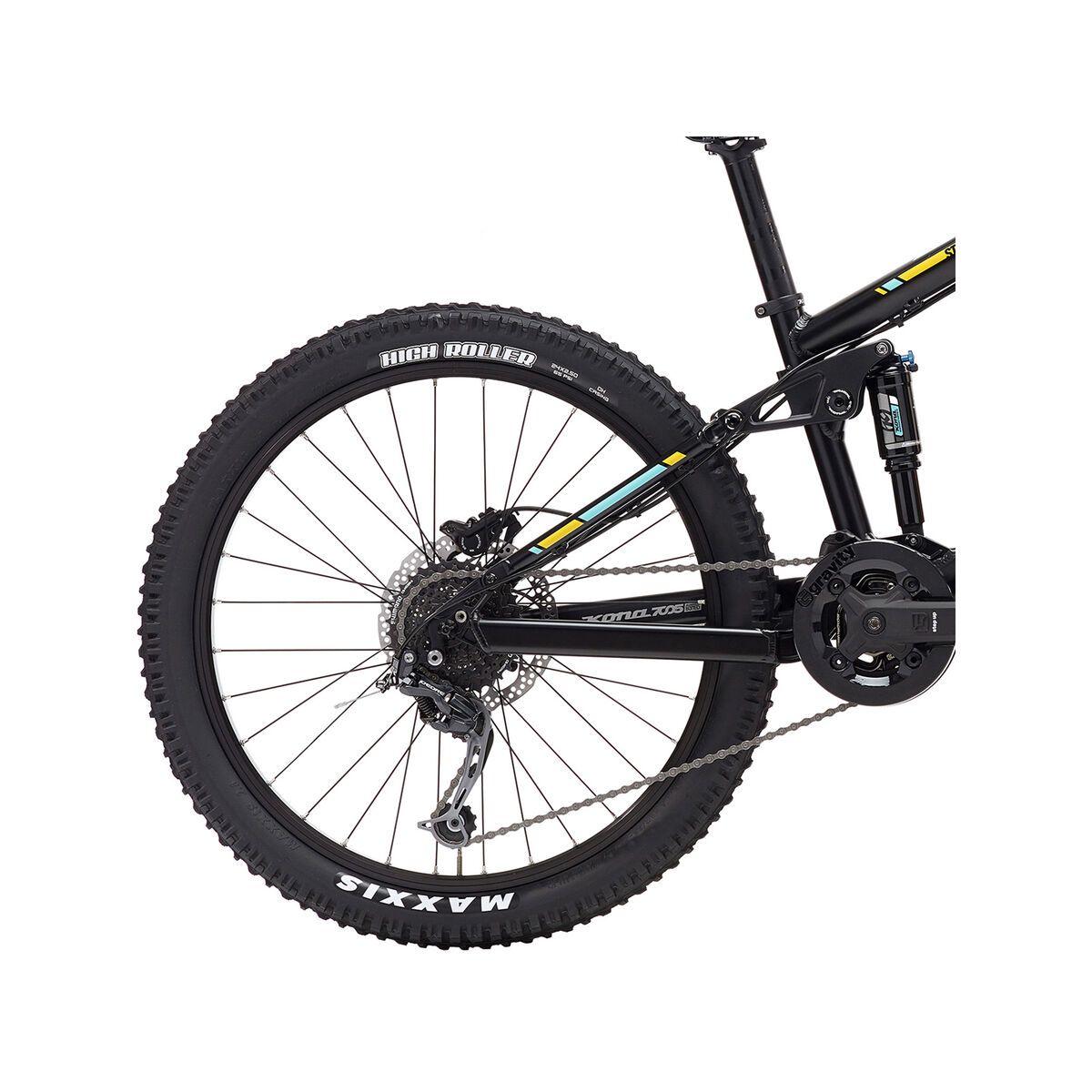 Kona Stinky 24, matt black/yellow/green - Bild 4