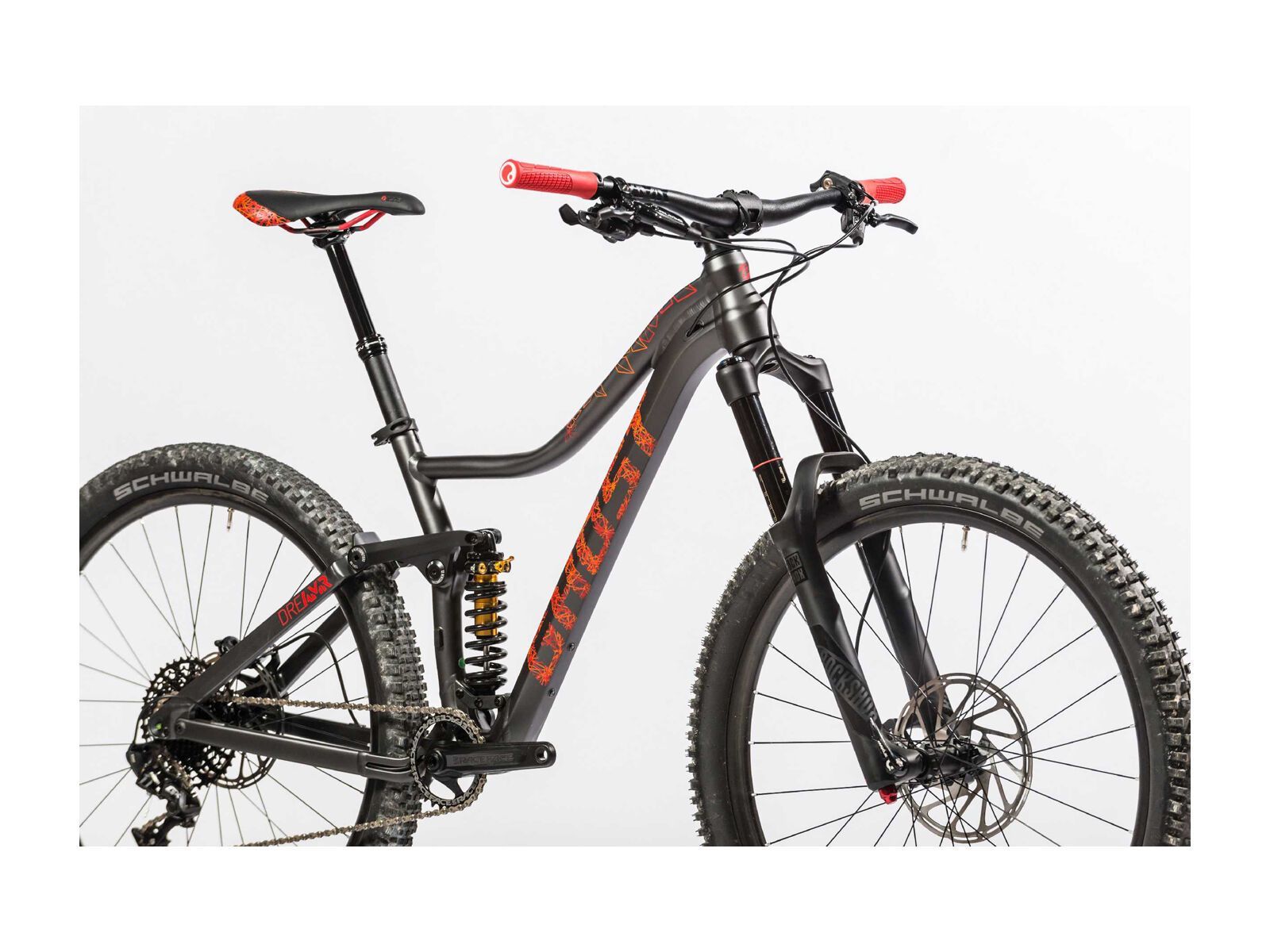 Ghost DRE AMR X 7 AL, titanium grey/riot red/monarch orange - Bild 2