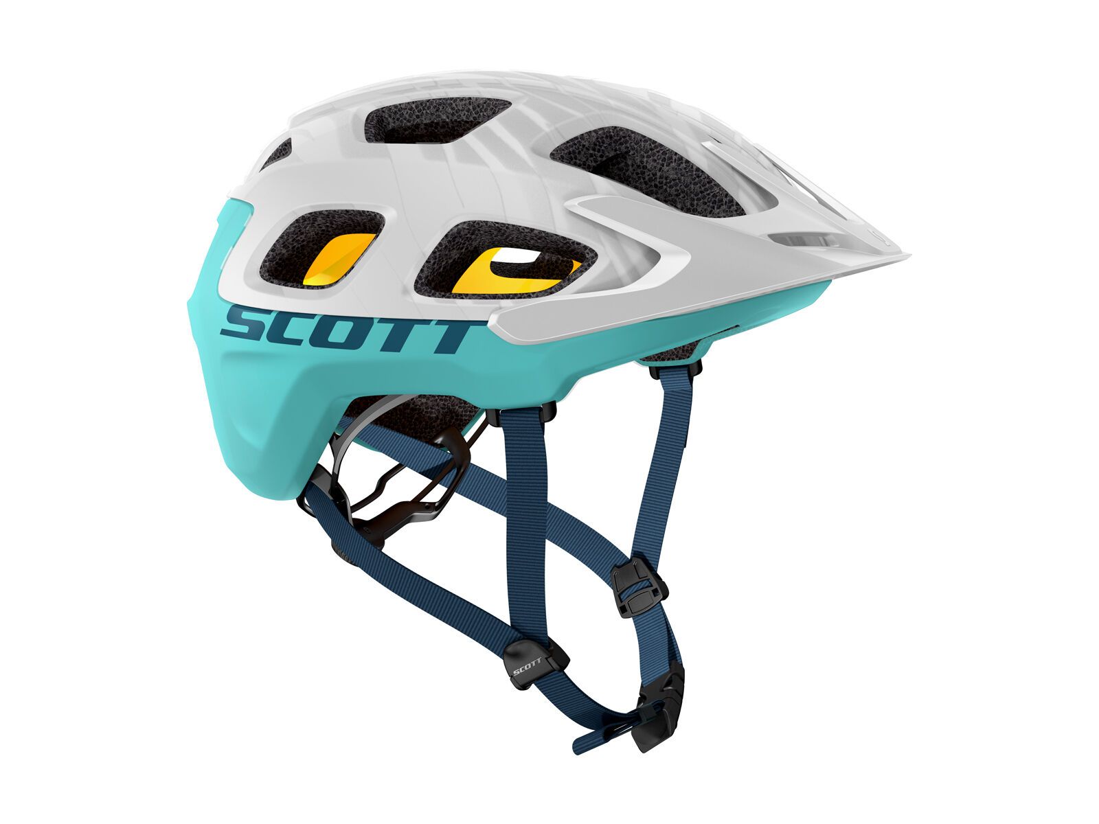 Scott Vivo Plus Helmet, white/blue - Bild 1