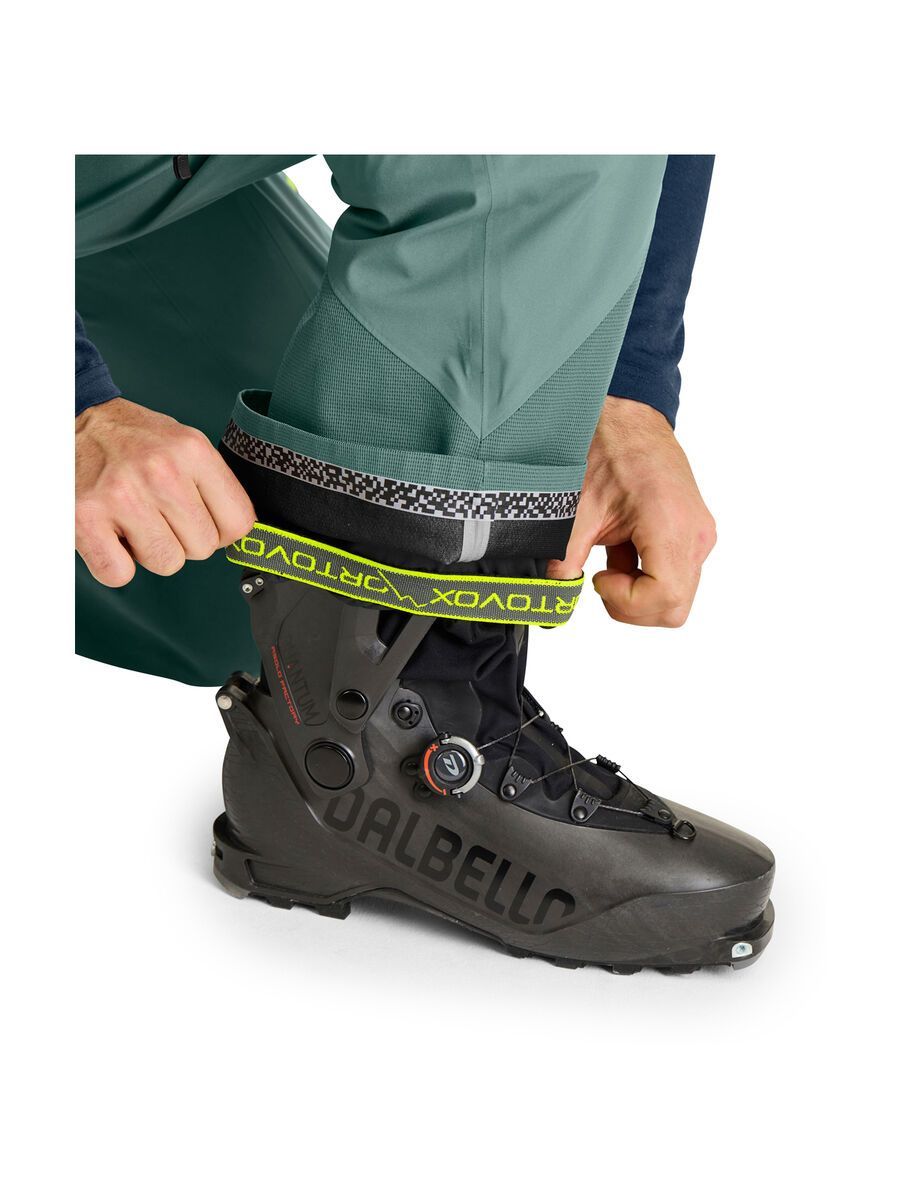 Ortovox 3L Deep Shell Bib Pants M, arctic grey - Bild 8