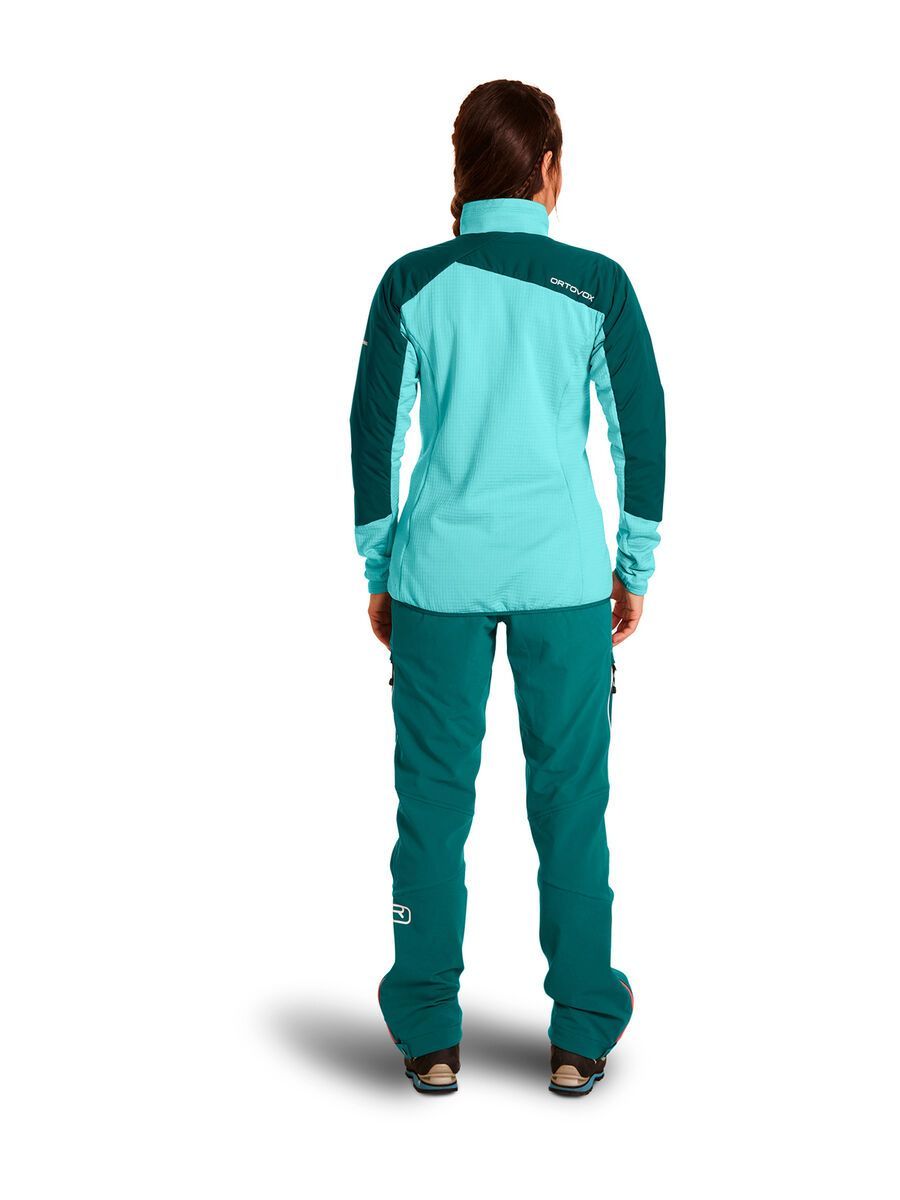 Ortovox Westalpen Swisswool Hybrid Jacket W, pacific green - Bild 4