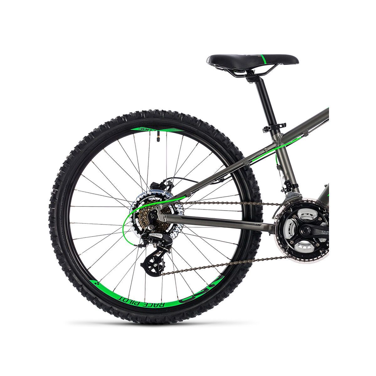 Cube Kid 240 Disc, grey´n´flashgreen - Bild 5