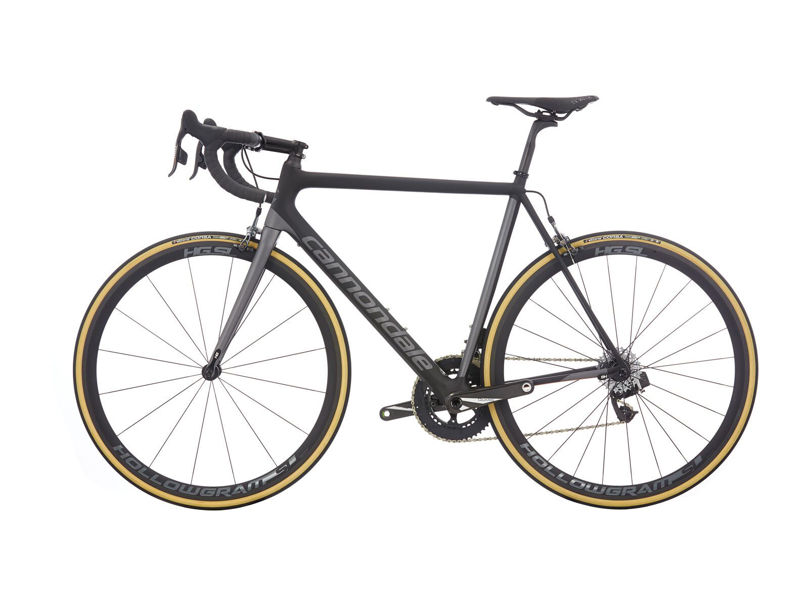 Cannondale SuperSix Evo Red eTap, jet black w/ charcoal gray and copper - satin (cpr) - Bild 5