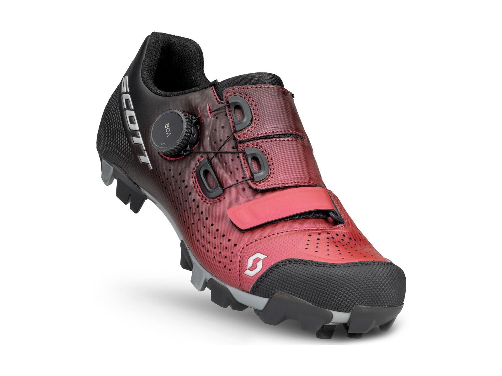 Scott MTB Team BOA W's Shoe, black fade/metallic red - Bild 1