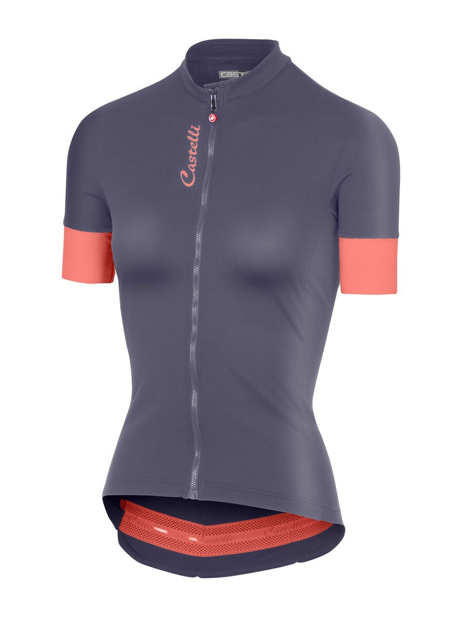 Castelli Anima 2 Jersey FZ, dark steel/blue/salmon - Bild 1