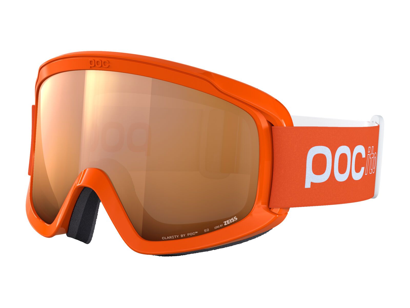 POC POCito Opsin, Clarity Partly Sunny Light Orange / fluorescent orange - Bild 1