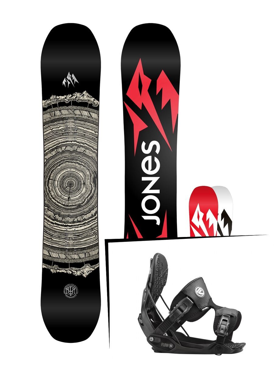 Set: Jones Ultra Mountain Twin 2017 + Flow Five (1513175S) - Bild 1