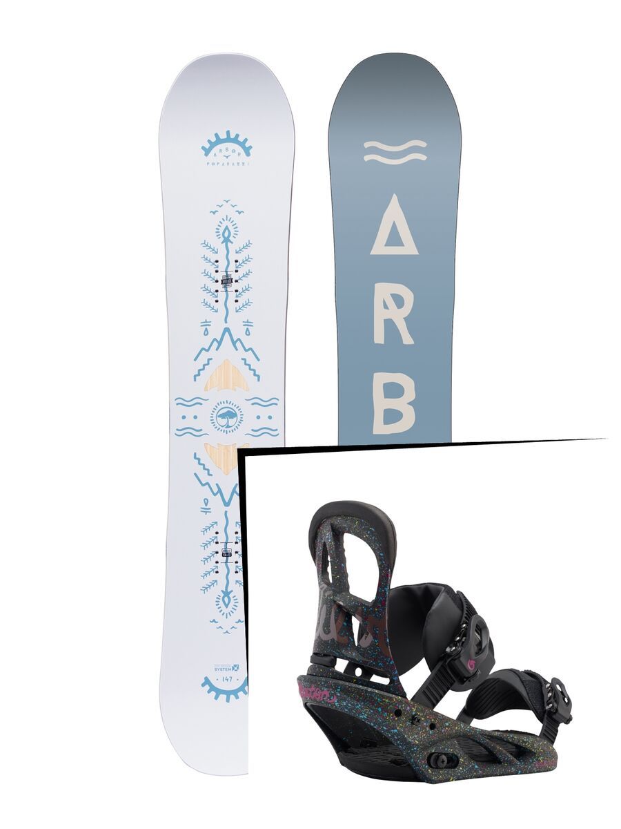Set: Arbor Poparazzi 2017 + Burton Scribe (1712911S) - Bild 1
