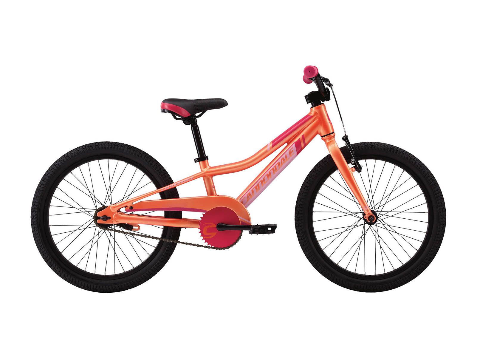 Cannondale Trail , Girls 20Zoll 1Speed, sunrise w/ hot magenta, gloss - Bild 1