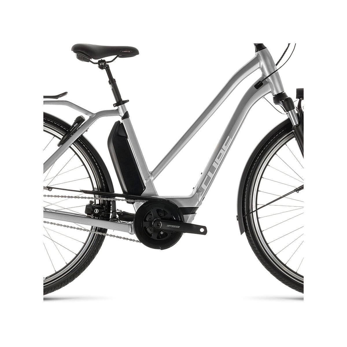 Cube Town Hybrid SL 500 Trapeze, silver´n´white - Bild 3