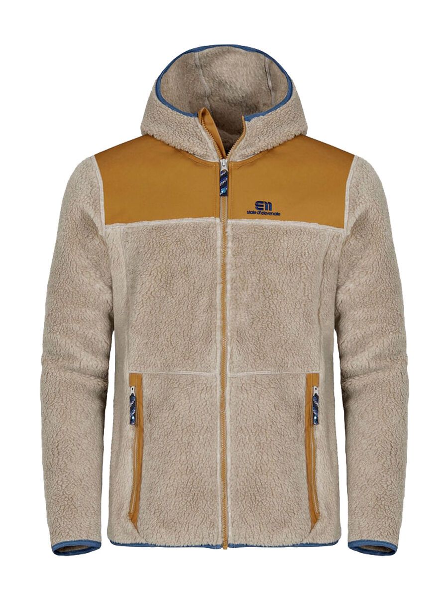 Elevenate Men's Glacier Pile Hood, vintage khaki - Bild 1