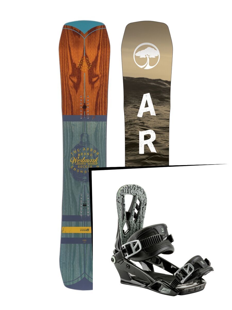 Set: Arbor Westmark Rocker 2017 + Nitro Pusher (1691165S) - Bild 1