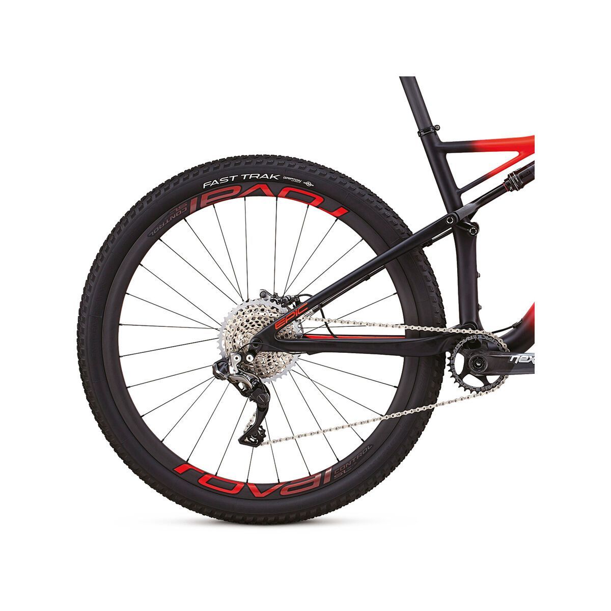 Specialized S-Works Epic XTR Di2, satin gloss rocket red/black - Bild 6