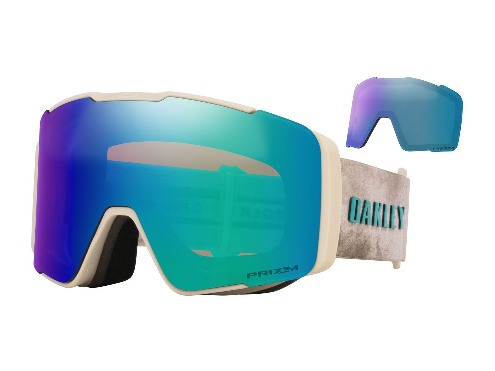 Oakley Line Miner Pro L Jamie Anderson Signature, Prizm Snow Argon Iridium & Iced - Bild 1