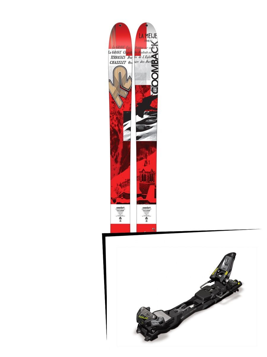 K2 SKI Set: Coomback 114 2016 + Marker F12 Tour EPF - Bild 1