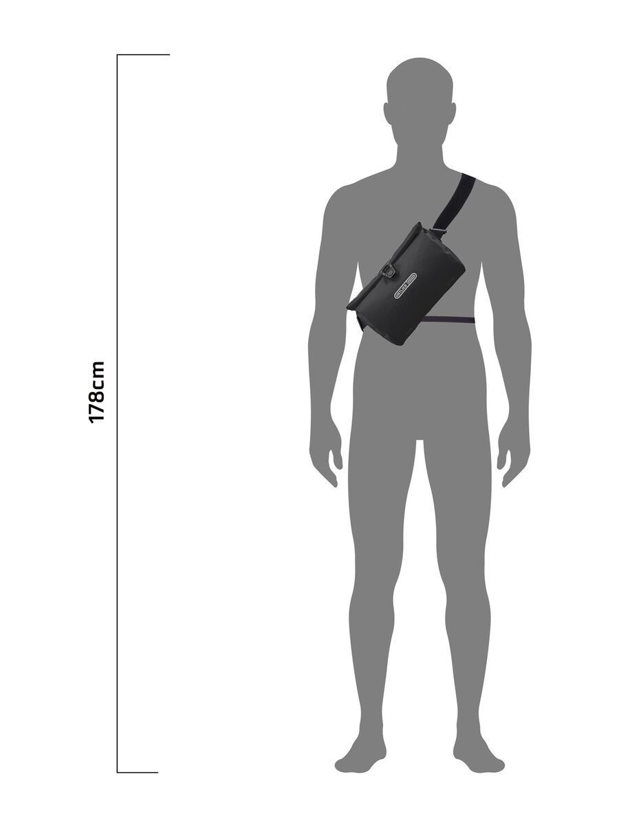 ORTLIEB Velo-Sling Flex 2,5 L, black - Bild 7