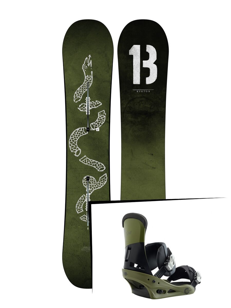 Set: Burton Descendant 2019 + Burton Custom true grit - Bild 1