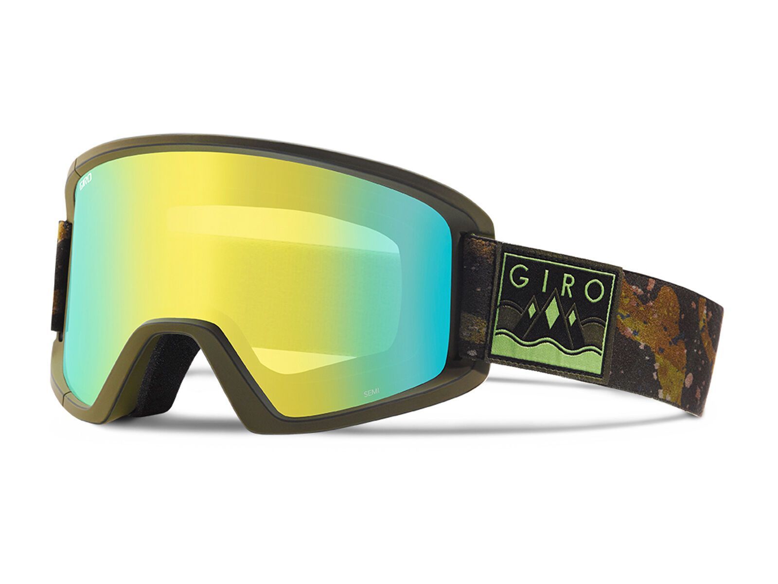 Giro Semi inkl. Wechselscheibe, mil spec olive/camo captain, loden yellow/yellow - Bild 1