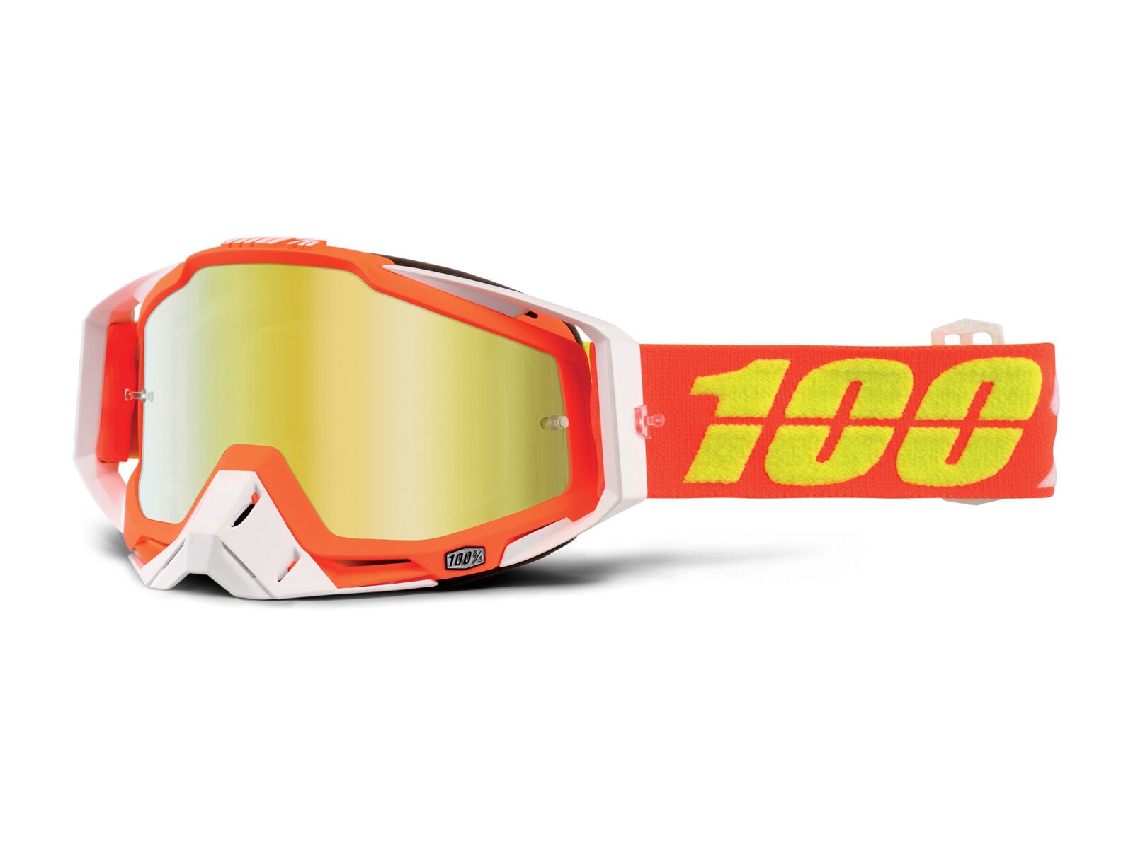 100% Racecraft inkl. WS, razmataz/Lens: mirror gold - Bild 2