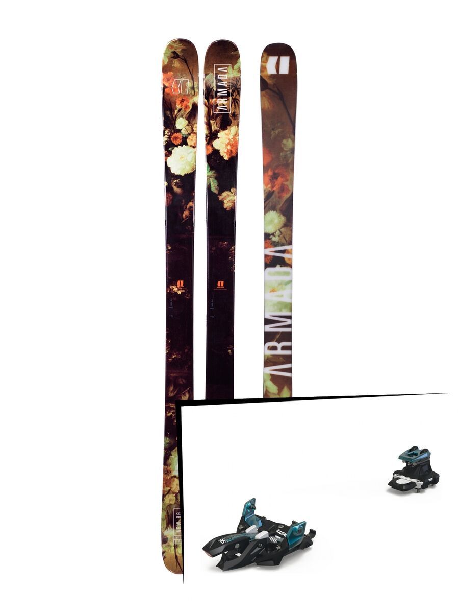 Set: Armada Arw 86 2018 + Marker Alpinist 9 black/turquoise - Bild 1