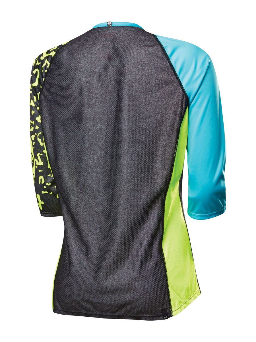 Fox Womens Lynx 3/4 Jersey, flow yellow - Bild 2