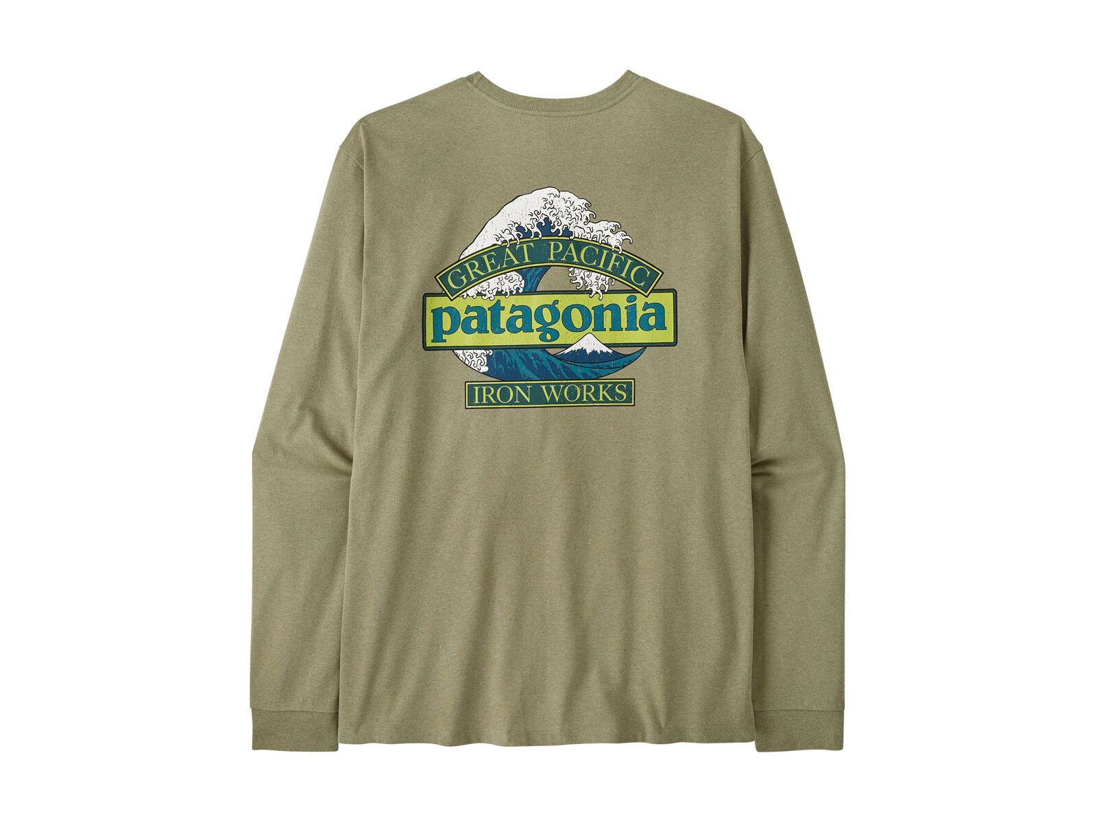Patagonia Men's Long-Sleeved Great Waves Responsibili-Tee, gumtree green - Bild 1