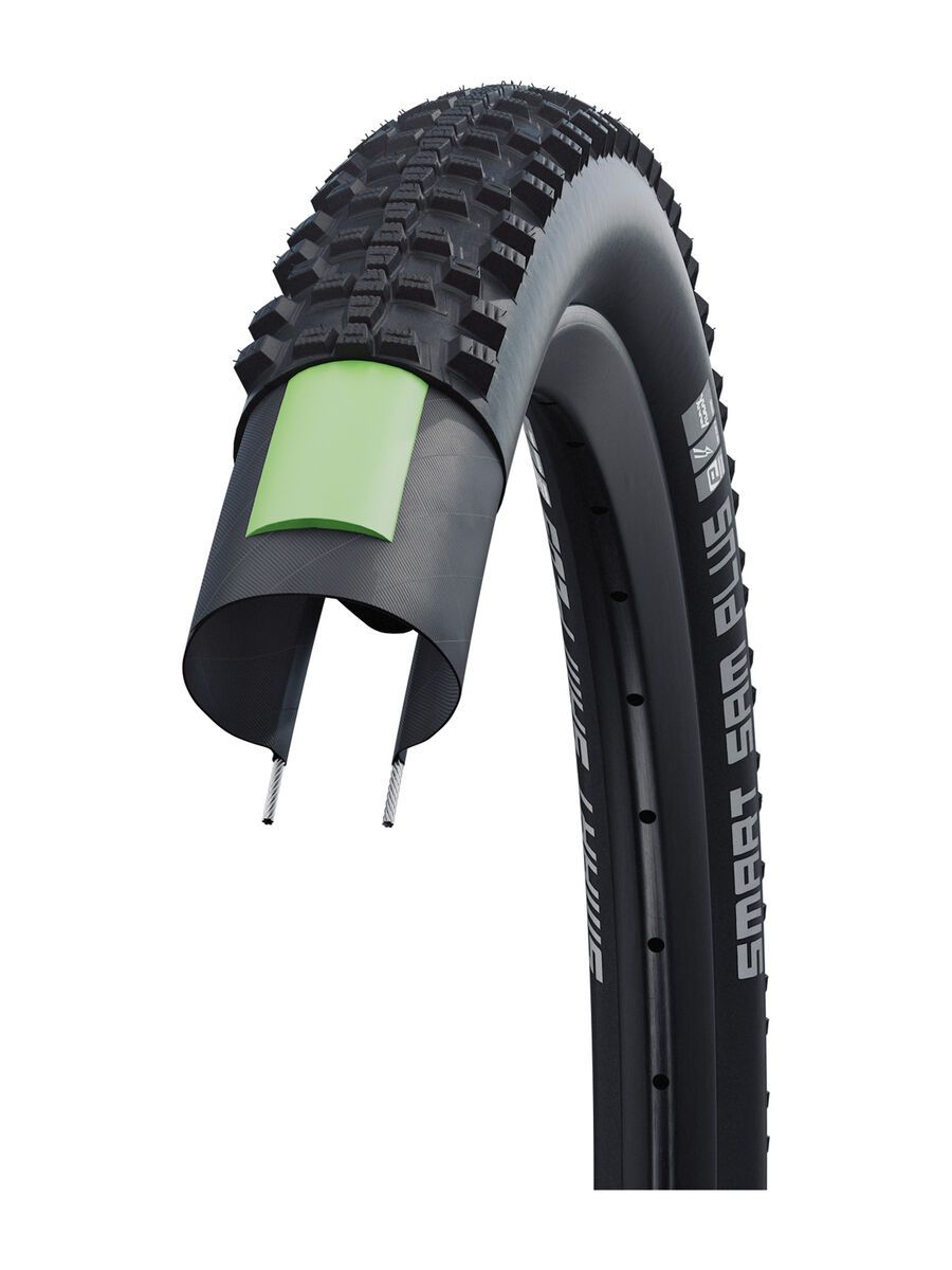 Schwalbe Smart Sam Plus Performance Addix DD, GreenGuard - 27.5 Zoll - Bild 2