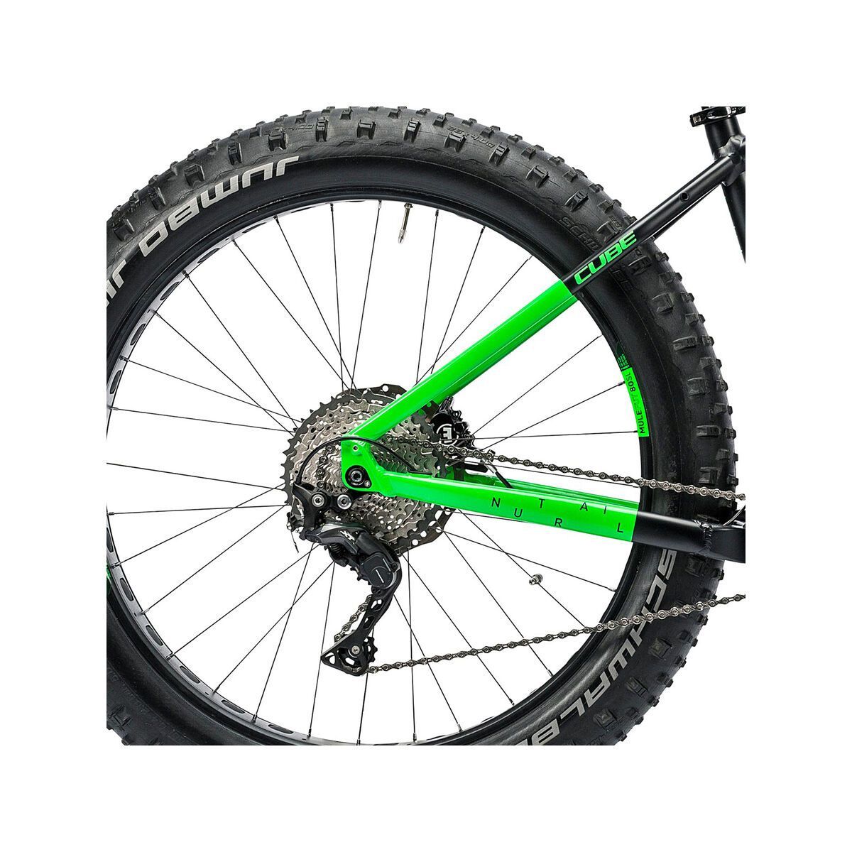 Cube Nutrail Hybrid 500, black´n´green
