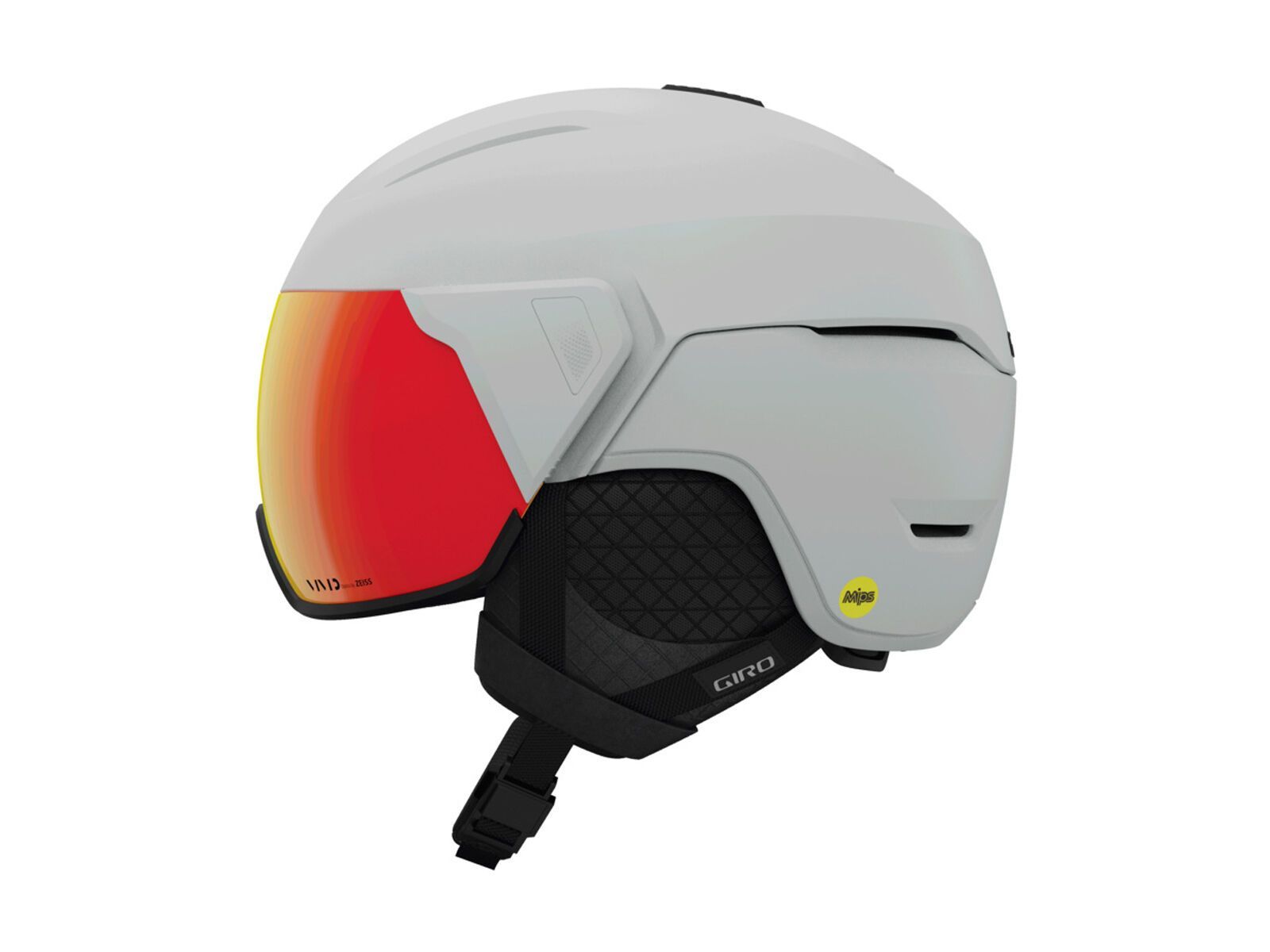 Giro Orbit Spherical MIPS, matte light grey + vivid ember - Bild 2