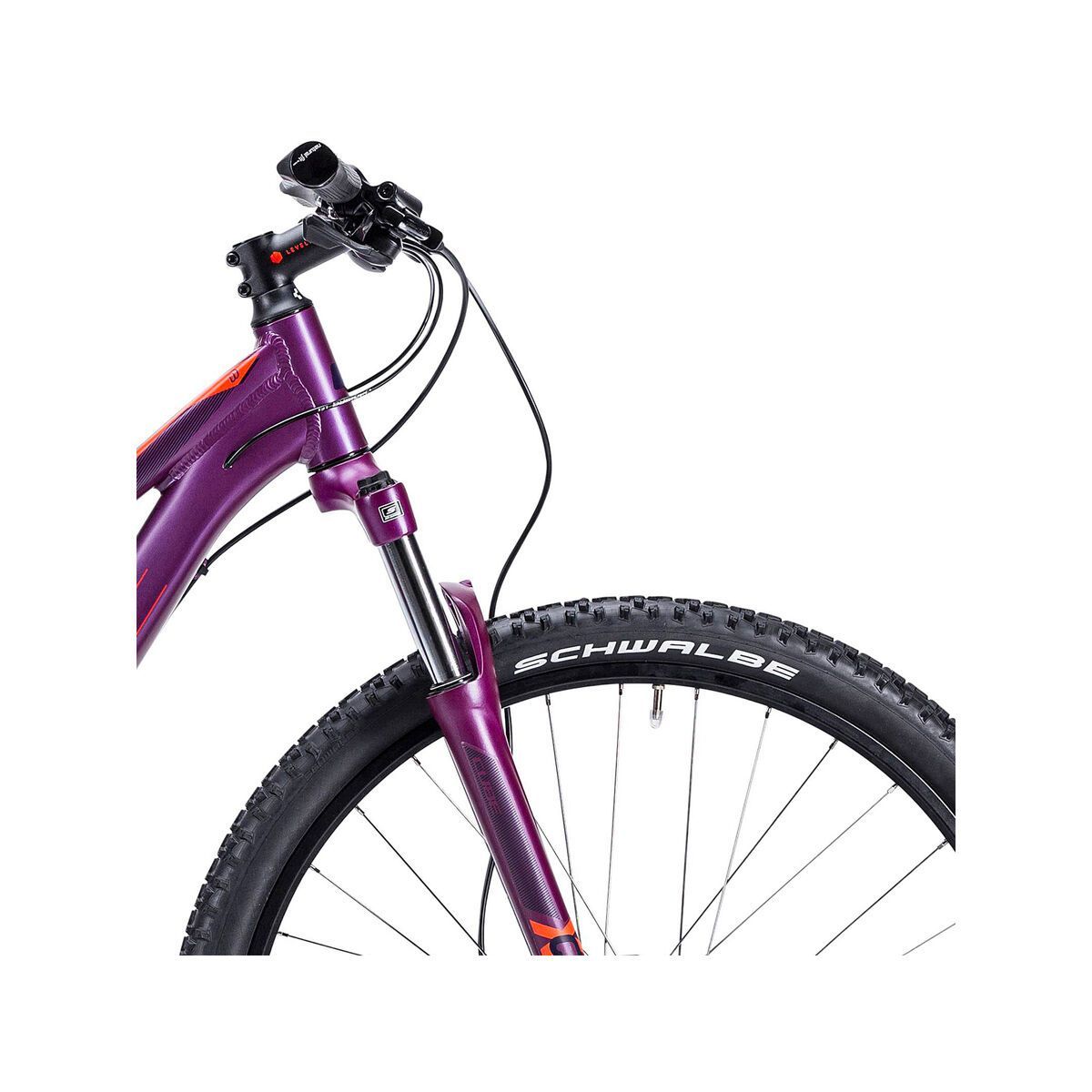 Cube Access WLS Disc 27.5, purple/flashred - Bild 5