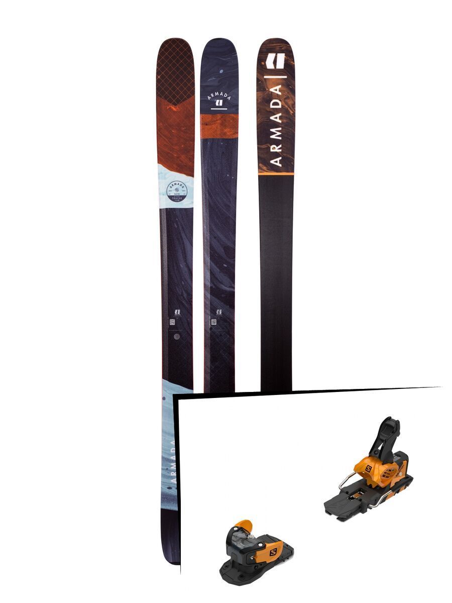 Set: Armada Tracer 108 2019 + Salomon Warden MNC 13 saffron/black - Bild 1