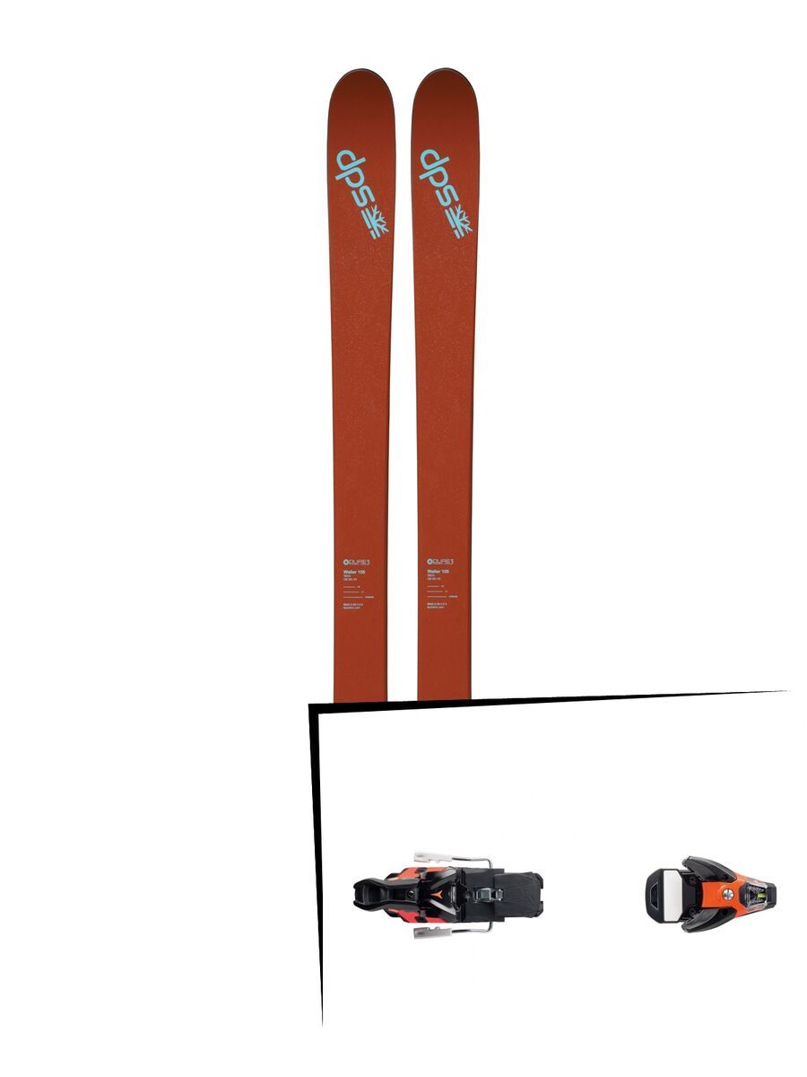 DPS Skis Set: Wailer 105 Pure3 2016 + Salomon STH2 WTR 16 - Bild 1