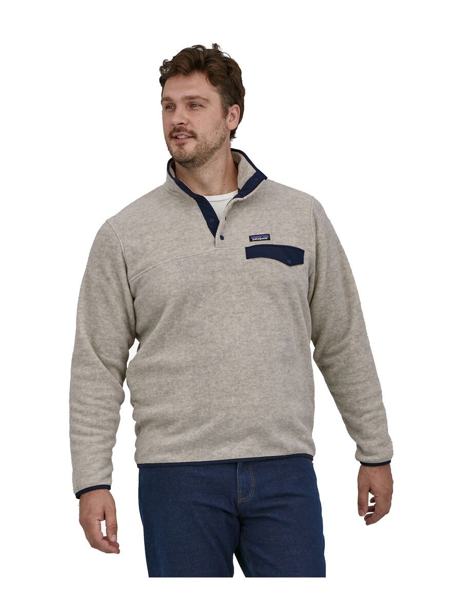 Patagonia Men's Lightweight Synchilla Snap-T Pullover, oatmeal heather - Bild 5